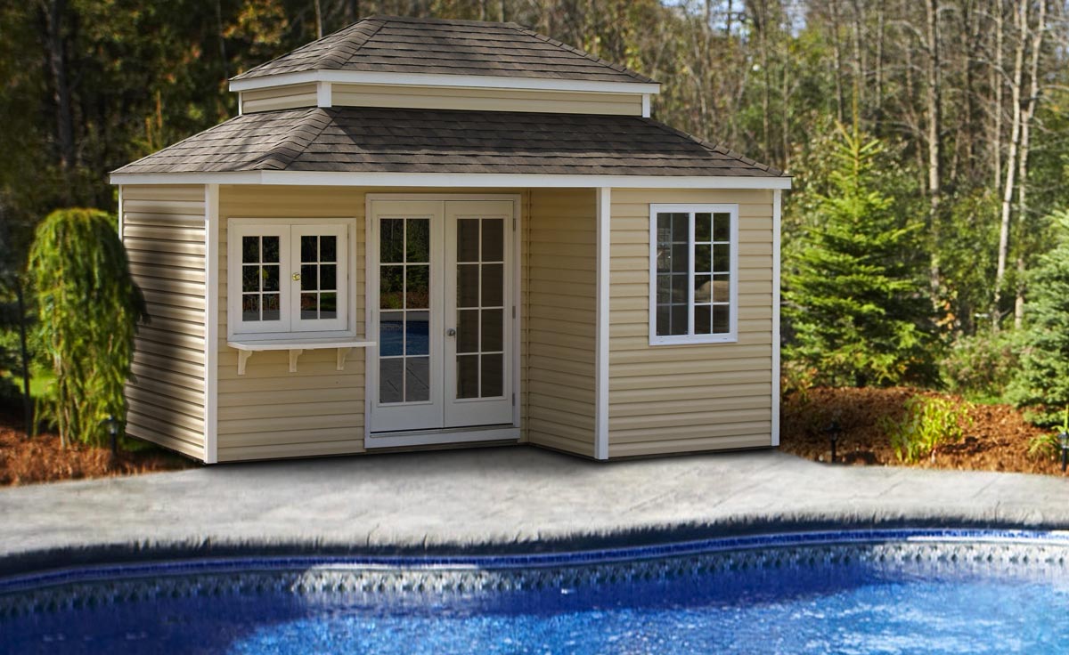 Custom Pool House Pleasant Run Structures