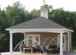 Backyard pavilions and pergolas