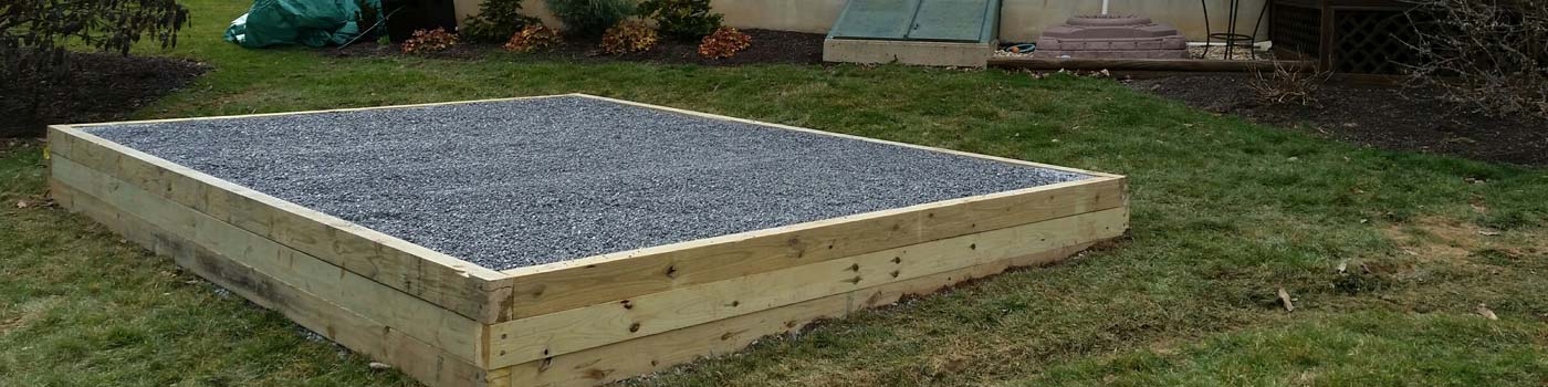 Preasure Treated Stone Foundation pleasant Run Structures