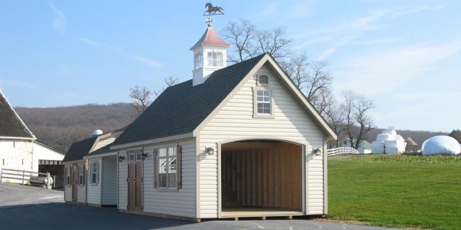 Amish built garages