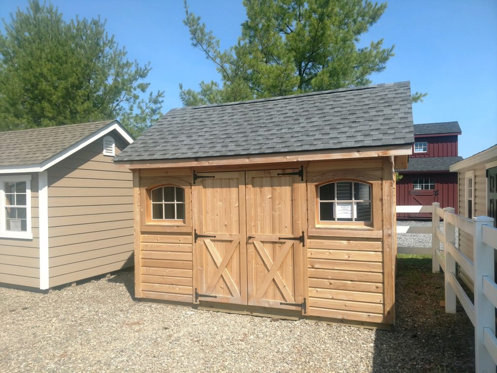 10×14 cedar shed pleasant run structures