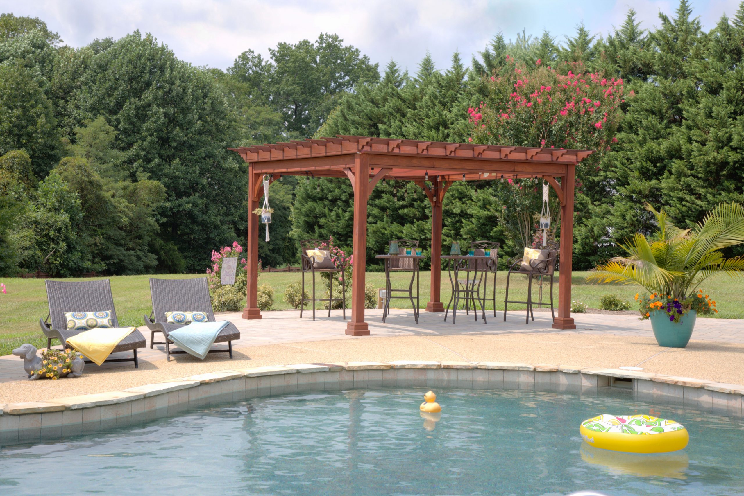 4 Traditional Wood Pergola 2 scaled