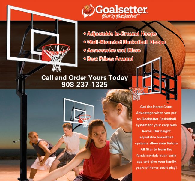 Pleasant Run Goalsetter basketball hoops