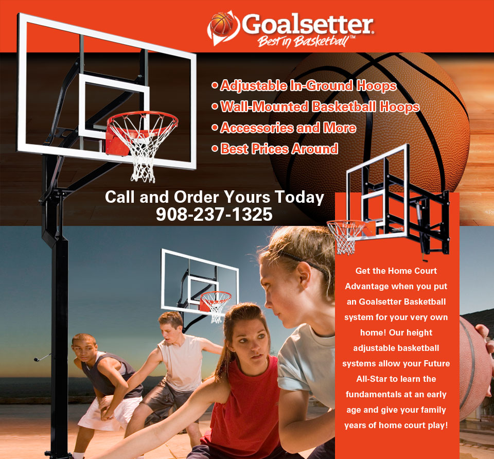 Pleasant Run Goalsetter basketball hoops