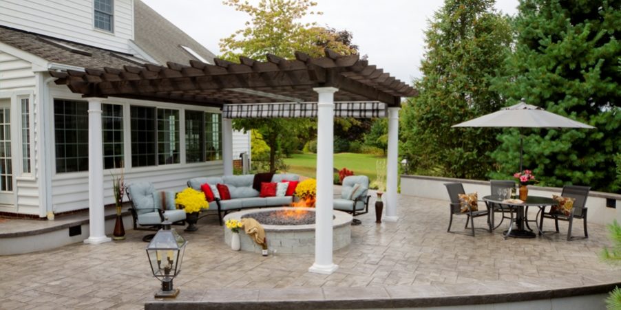 Backyard pavilions and pergolas
