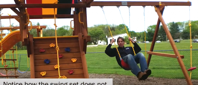 Rainbow Direct Play Set Safe and Secure from Pleasant Run Structures