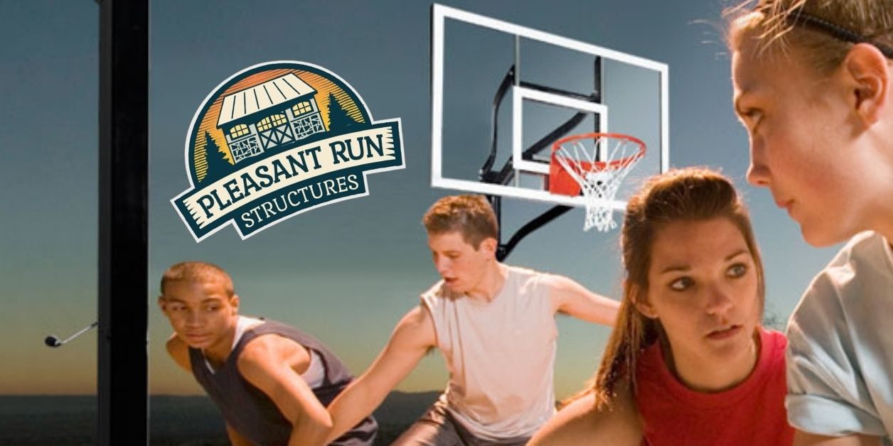 Pleasant Run Structures New Jersey Basketball Hoop