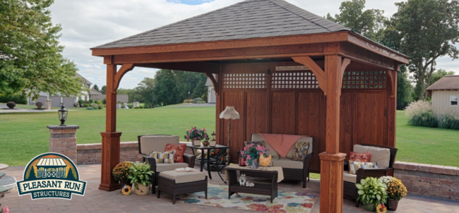 Pleasant Run Structures Amish Pavilion