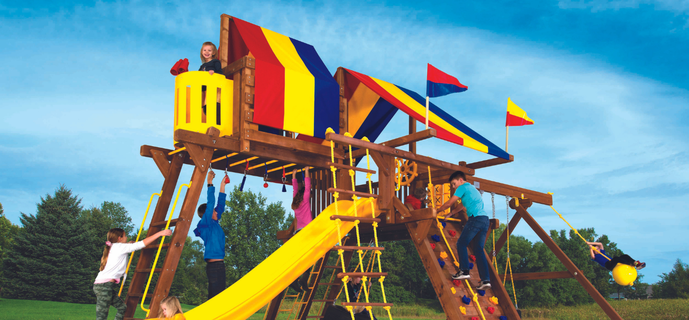 Pleasant Run Structures New Jersey Safe swing set for children