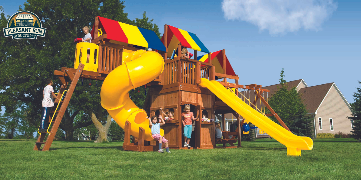 Safe swing set for children