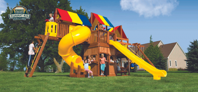 Safe swing set for children
