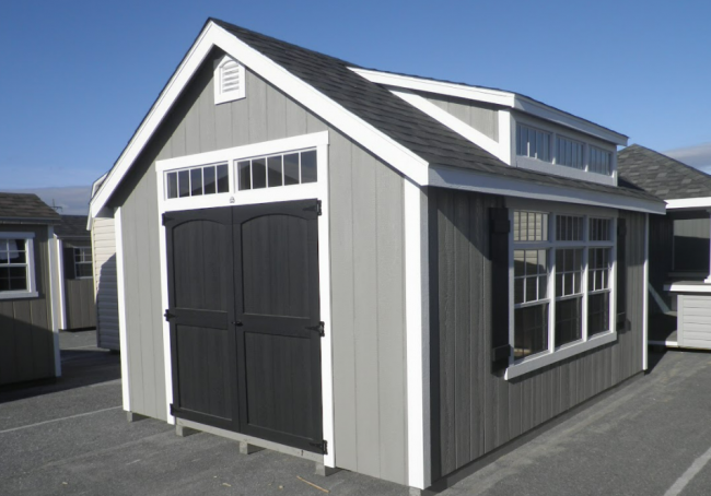 Pleasant Run Structures Flemington Amish storage building in New Jersey