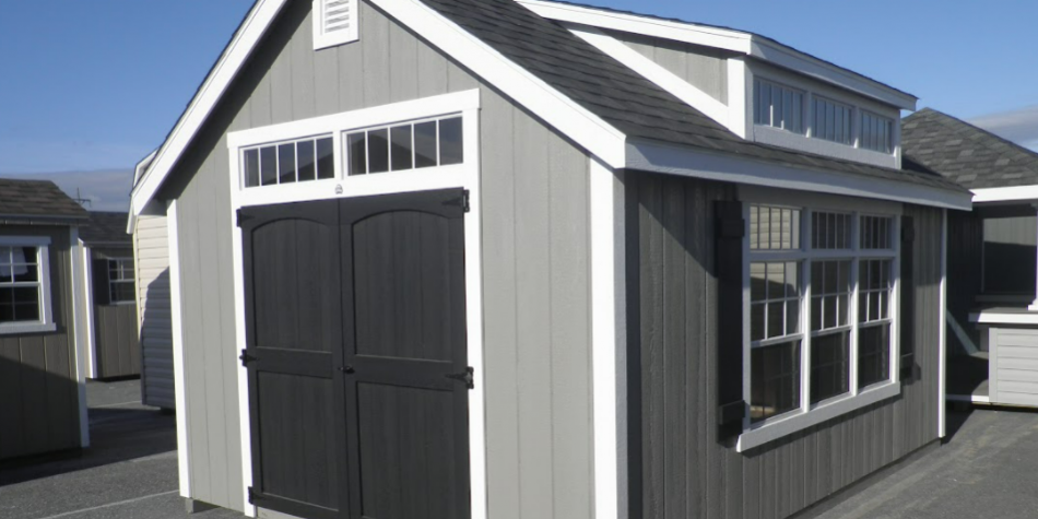 Pleasant Run Structures Flemington Amish storage building in New Jersey