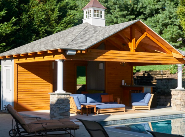 Pleasant Run Structures Flemington Amish Pavillion in New Jersey 1