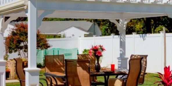 Pleasant Run Structures New Jersey Amish Pergola in New Jersey