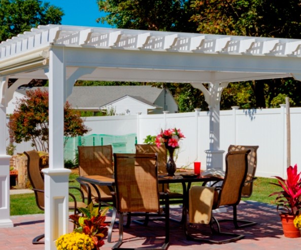 Pleasant Run Structures New Jersey Amish Pergola in New Jersey