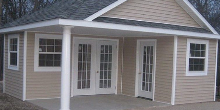 Pleasant Run Structures New Jersey Amish pool house in New Jersey