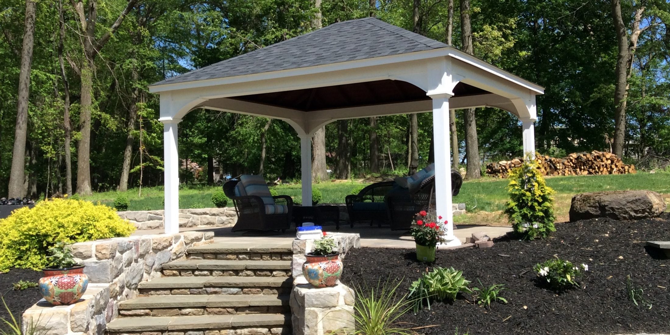 Custom designed pergolas and pavilions Custom designed pergolas and pavilions