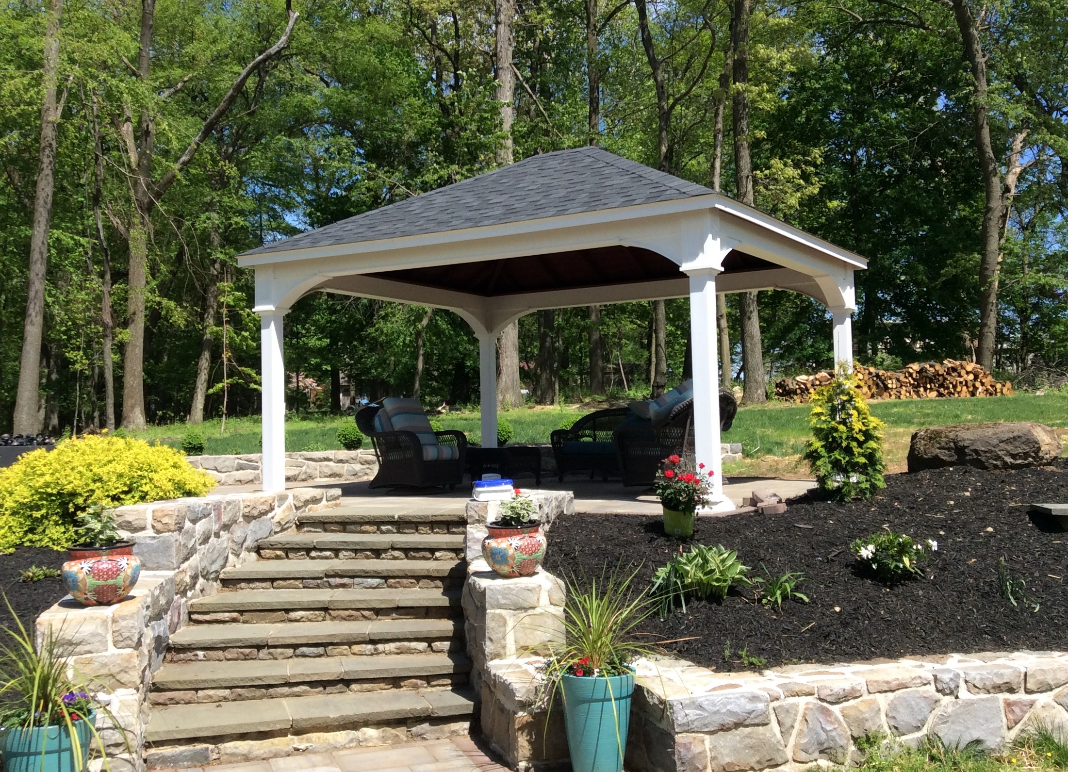 Custom designed pergolas and pavilions