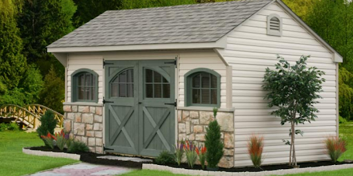 Amish storage building