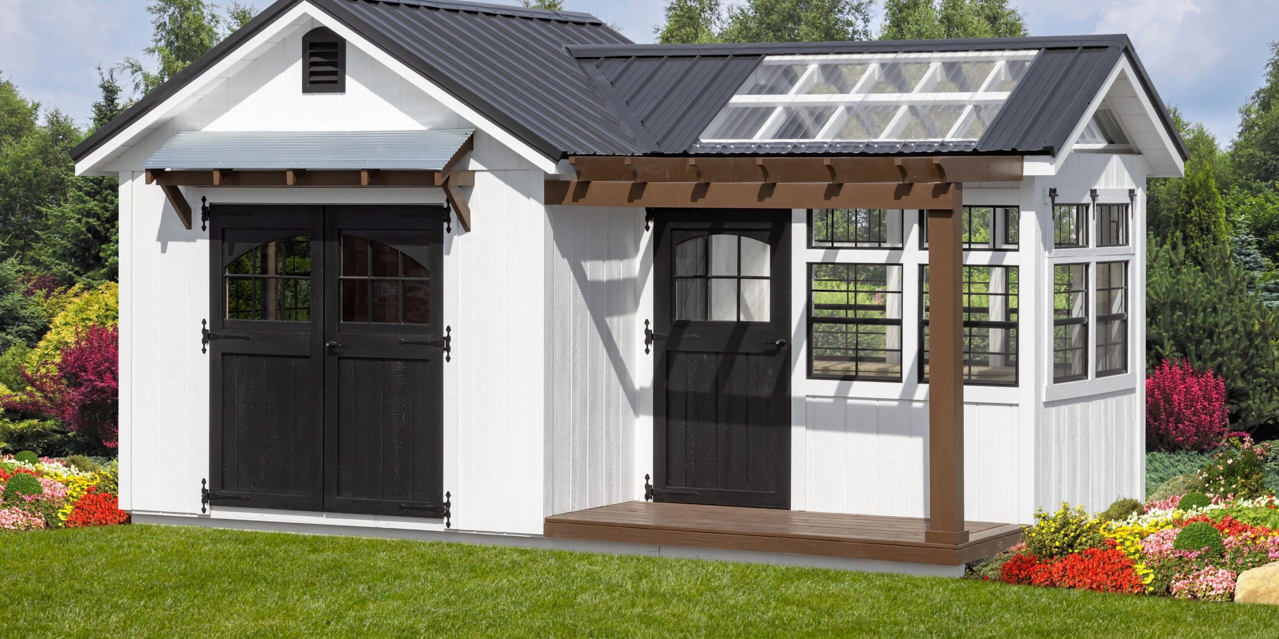 Barns, chicken coops, and greenhouses