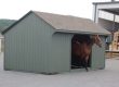 Run-in sheds for horses