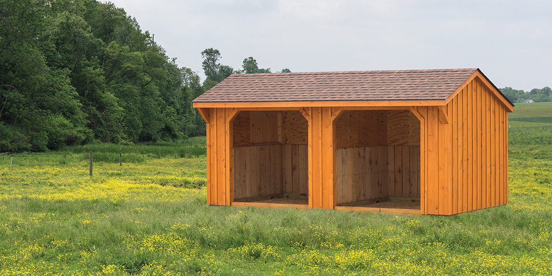 Run In Barn #3 Board & Batten Quaker Roof