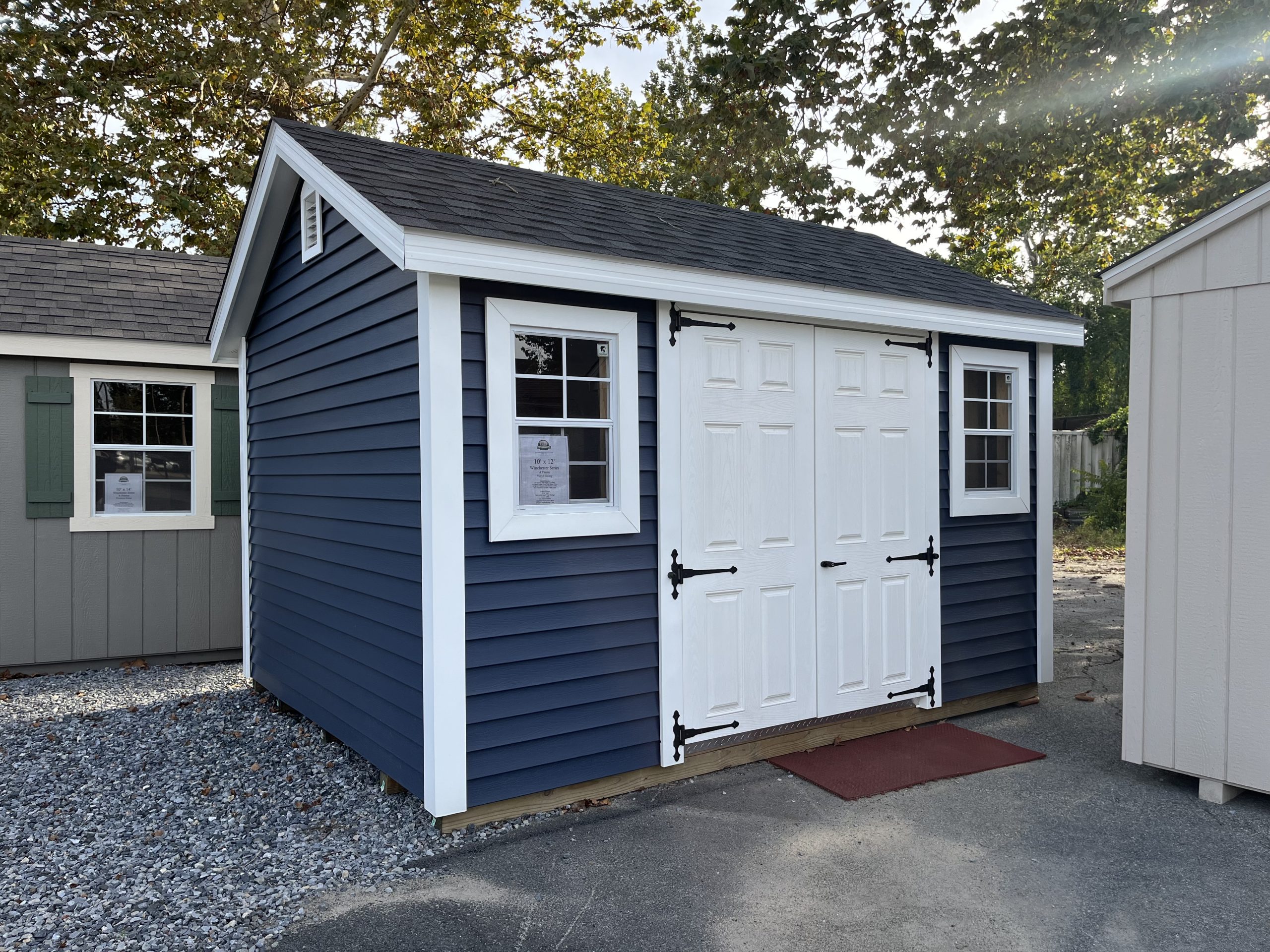 10×12 Winchester Aframe Vinyl | Pleasant Run Structures
