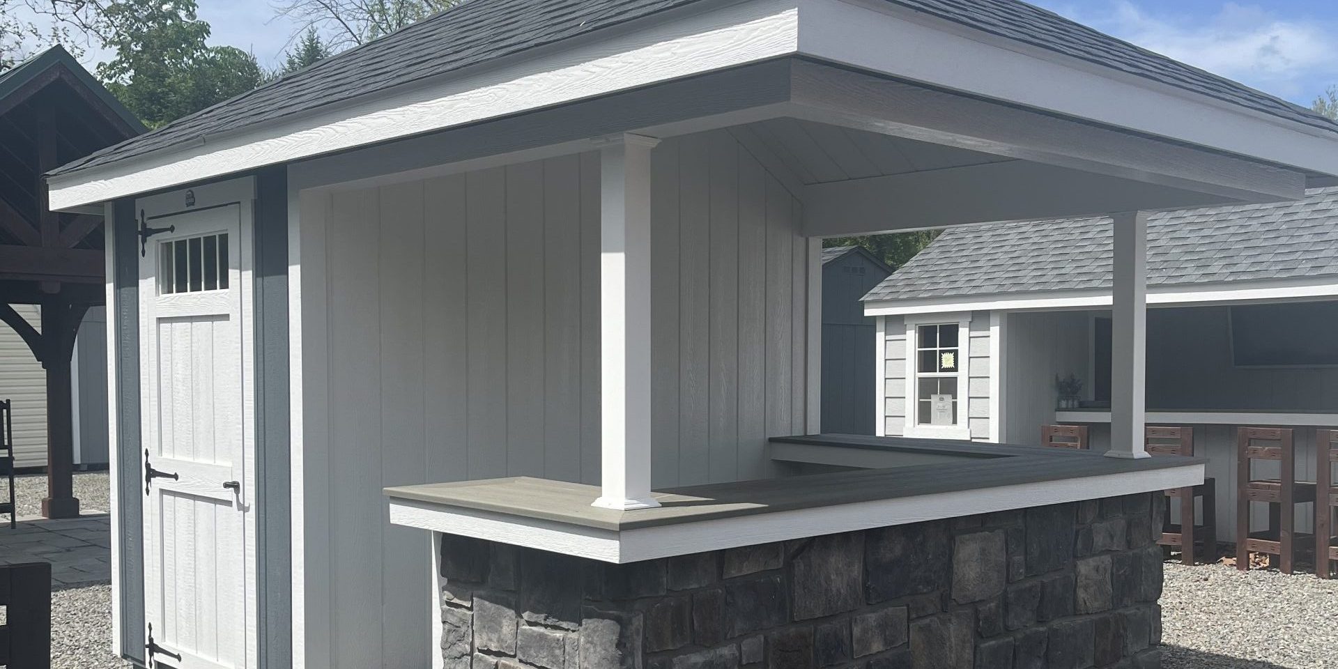 Outdoor structures with quick delivery