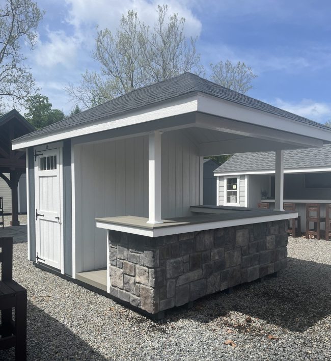 Outdoor structures with quick delivery