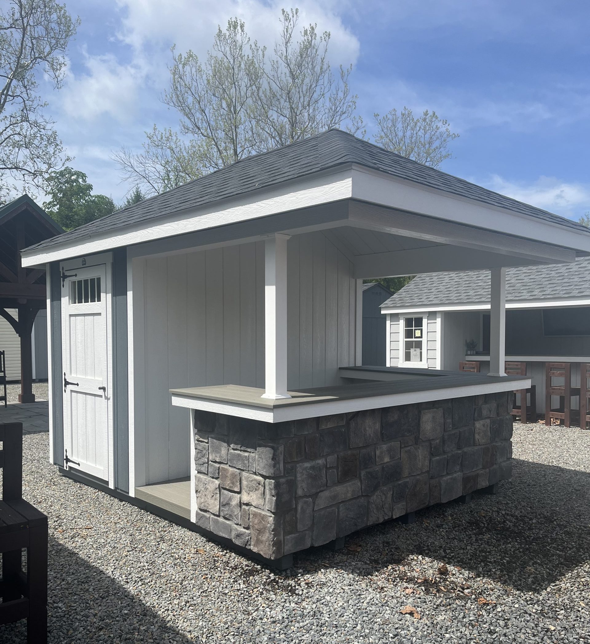 Outdoor structures with quick delivery